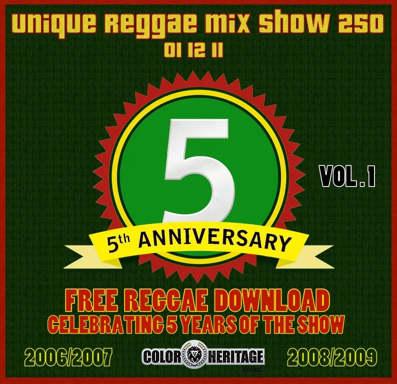Free Reggae Download 5th Anniversary Vol. 1