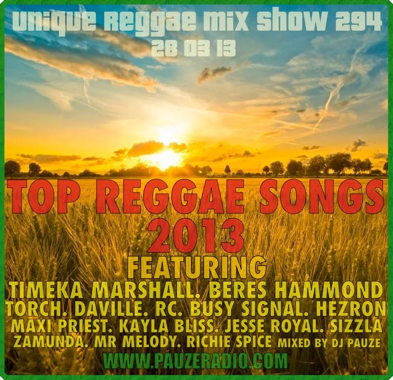 Top Reggae Songs 2013